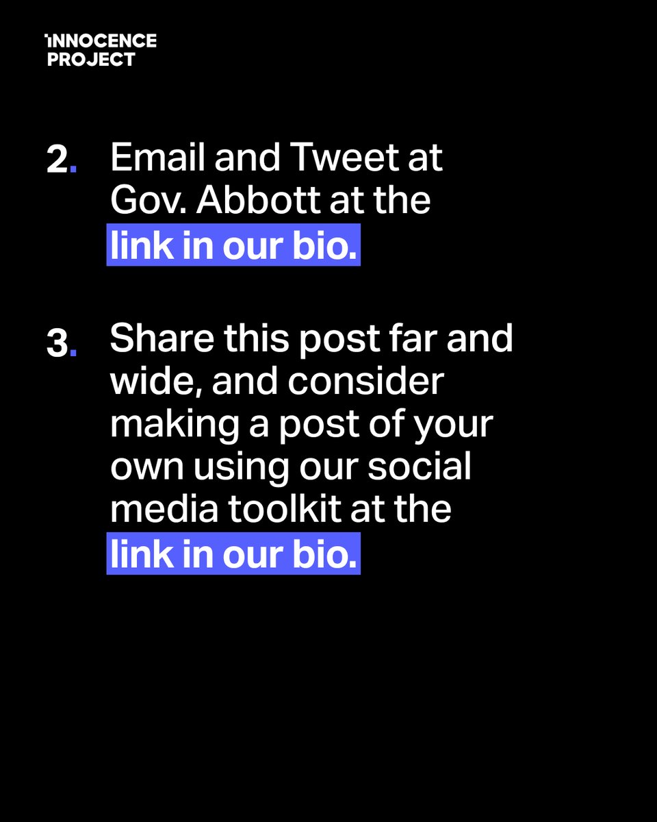 Innocence Project (@innocence) on Twitter photo ⏳ We’re down to the final hours. As of now, #RobertRoberson is scheduled to be executed TODAY, Oct. 17th, at 6 p.m. CT — for a crime that never happened.
Contact <a href="/GovAbbott/">Greg Abbott</a> and urge him to grant clemency before it’s too late at 361-264-9653 or at saveroberson.org. ⏳ We’re down to the final hours. As of now, #RobertRoberson is scheduled to be executed TODAY, Oct. 17th, at 6 p.m. CT — for a crime that never happened.
Contact <a href="/GovAbbott/">Greg Abbott</a> and urge him to grant clemency before it’s too late at 361-264-9653 or at saveroberson.org.
