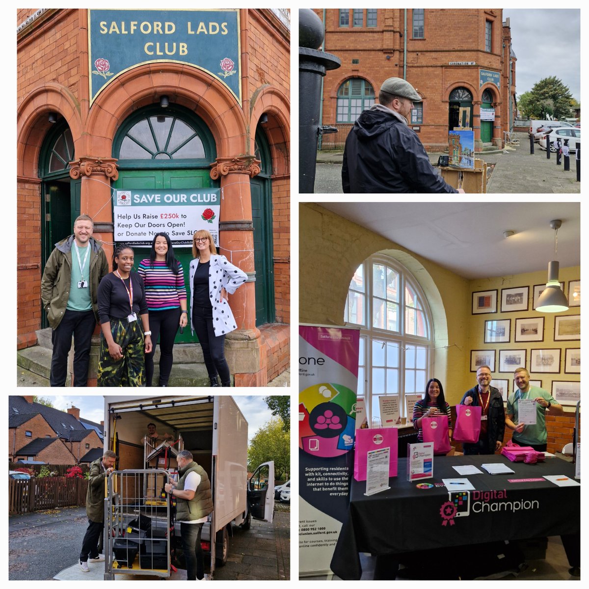 Karen Snape (@karensnape77) on Twitter photo 🎉 We had an amazing event <a href="/salfordladsclub/">Salford Lads' Club</a> today for our fourth Big Device Giveaway event! In celebration of Get Online Week we gifted 143 devices, 60 SIM cards, and 40 signed up to our digital skills workshops. #GetOnlineWeek 💻📱 #Digitober #SalfordLadsClub <a href="/SalfordCouncil/">Salford City Council</a> 🎉 We had an amazing event <a href="/salfordladsclub/">Salford Lads' Club</a> today for our fourth Big Device Giveaway event! In celebration of Get Online Week we gifted 143 devices, 60 SIM cards, and 40 signed up to our digital skills workshops. #GetOnlineWeek 💻📱 #Digitober #SalfordLadsClub <a href="/SalfordCouncil/">Salford City Council</a>