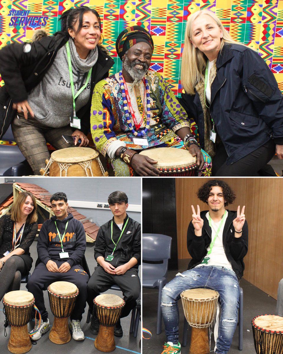Student Services BSC (@studentservbsc) on Twitter photo Celebrating African culture! 🌍
Earlier this week, students at Southgate campus enjoyed a day of traditional African drumming with <a href="/africanact/">African Activities</a> as part of our #BlackHistoryMonth celebrations! 🪘
Thank you to everyone who came along and got involved! 💯
<a href="/barnetsouthgate/">Barnet and Southgate College</a> #BHM2024 Celebrating African culture! 🌍
Earlier this week, students at Southgate campus enjoyed a day of traditional African drumming with <a href="/africanact/">African Activities</a> as part of our #BlackHistoryMonth celebrations! 🪘
Thank you to everyone who came along and got involved! 💯
<a href="/barnetsouthgate/">Barnet and Southgate College</a> #BHM2024