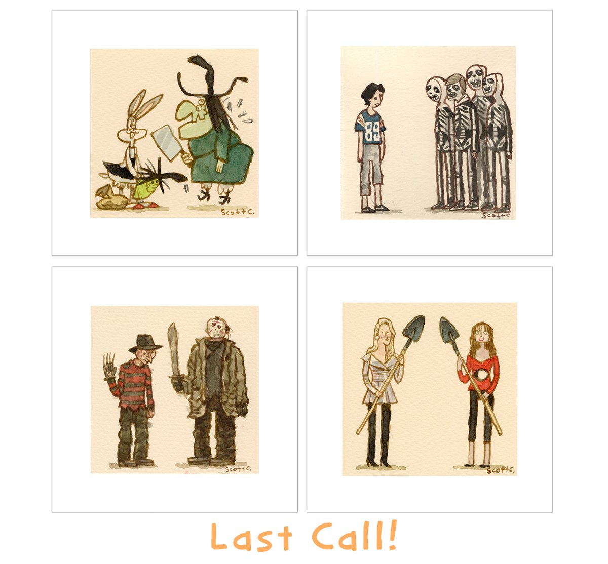 scottlava's tweet photo. LAST CHANCE to get this month’s timed edition Great Showdown prints! Available in The Scott C Shop ending at 1 pm EDT/ 10 am PDT today.
https://t.co/izXgkiLVp8 (link in bio)
#greatshowdowns #scottc https://t.co/2BXSIfCvWy