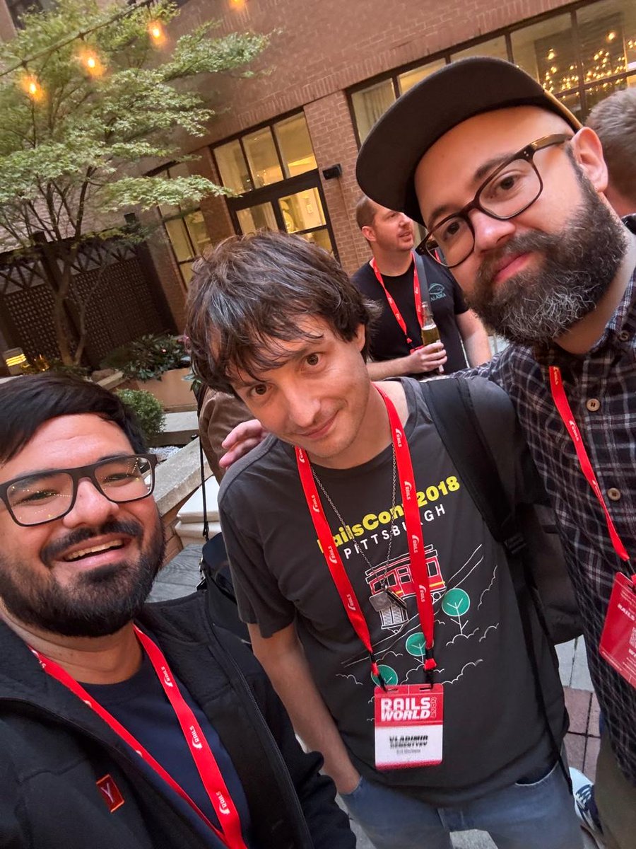 tropicalonrails's tweet image. #tbt from Tropical’s time at Rails World! We miss handing out merch and lining up speakers for Tropical 2025. 👀
Who’s coming with us in 2025?
🚀🌴 #TropicalOnRails #Tropicalrb #RubyOnRails #Innovation #Interview #RailsFoundation #TechEvents