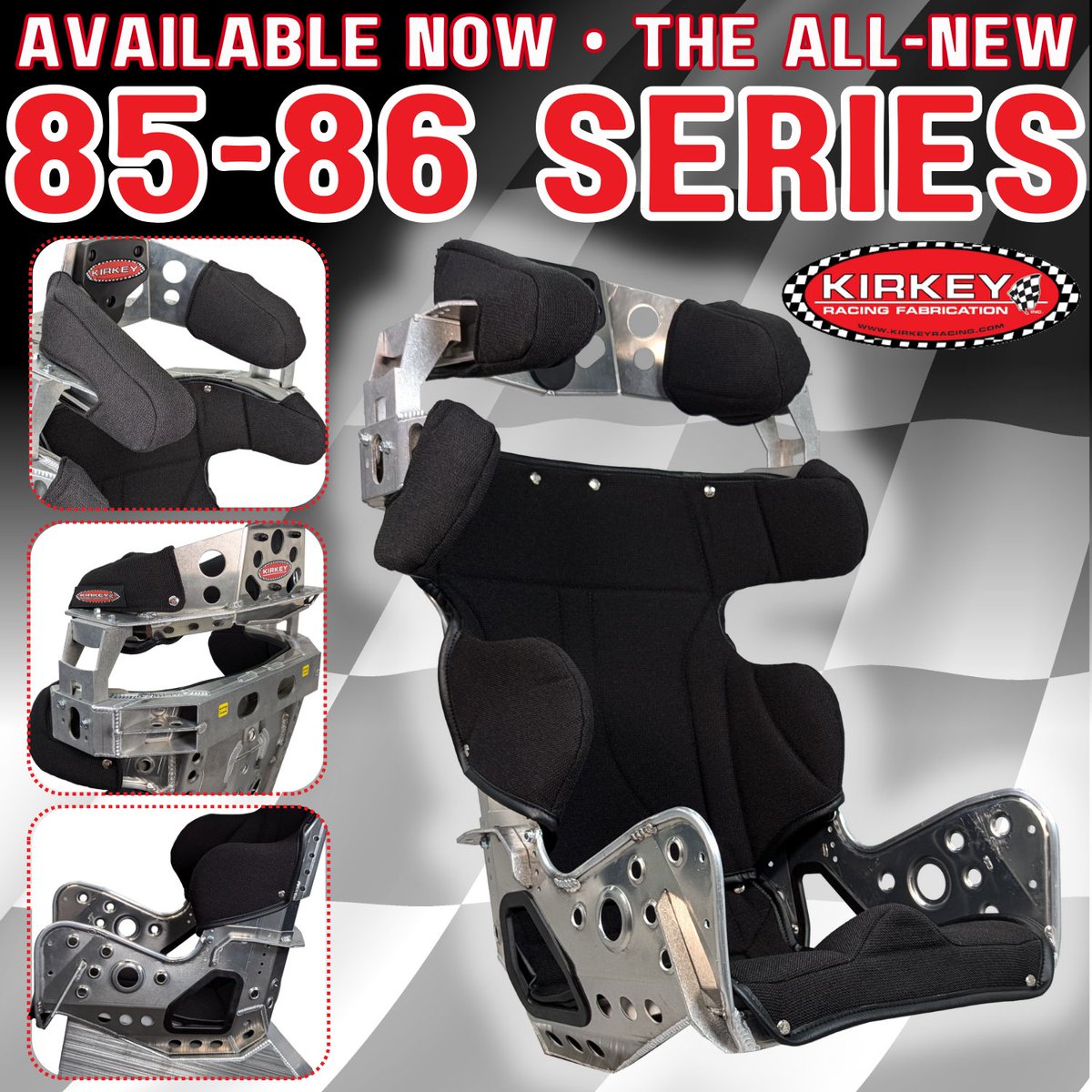 OfficialKirkey's tweet photo. 🚨 New Arrival! 🚨 

The all-new 85 &amp; 86 Series racing seats are here! More adjustability, sleek design, and a great price! 💺 

Pre-order now from your local dealer and get race-ready! 🏁 

#KirkeyRacing #RacingSeats #PreOrderNow #85Series #86Series #RaceLife https://t.co/Fr8fK3V7ae