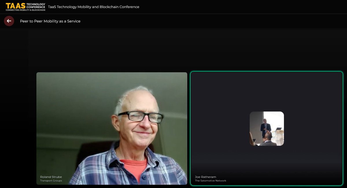 Thank you to Roland Strube from the Transport Group Platform for their talk on 'Peer to Peer Mobility as a Service'!

Missed it? Register now and receive on-demand content! 

lnkd.in/egE4Nhsc 

#TaaSConference #TaaSOnline