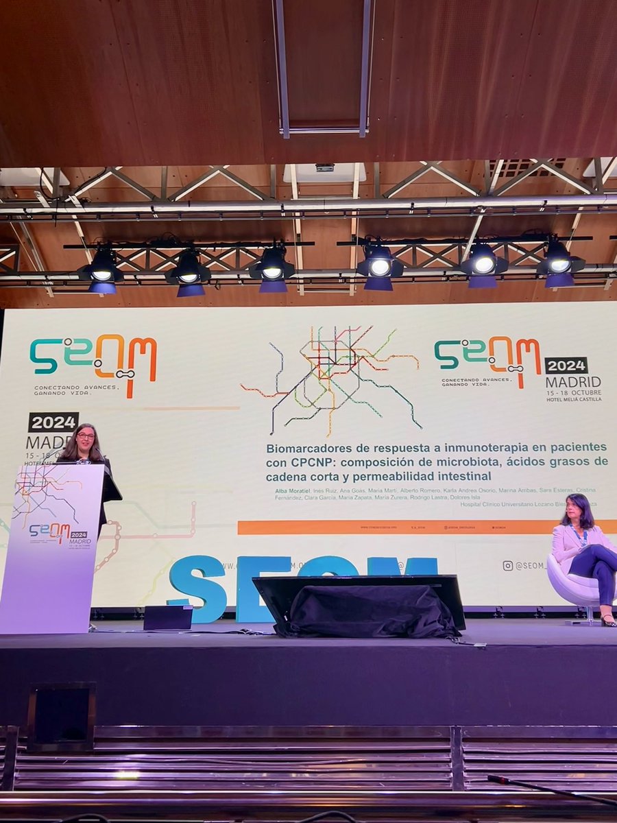 albamp25's tweet photo. Gracias @_SEOM por darme la oportunidad de presentar nuestro trabajo @oncolozanoblesa en este gran congreso y dar visibilidad a la #microbiota #permeabilidadintestinal #SEOM24 https://t.co/mJ3h1c4jeo