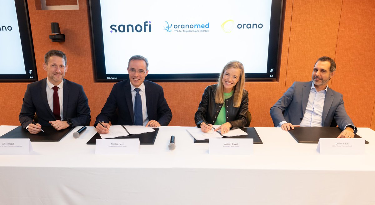 Orano Med tweet media