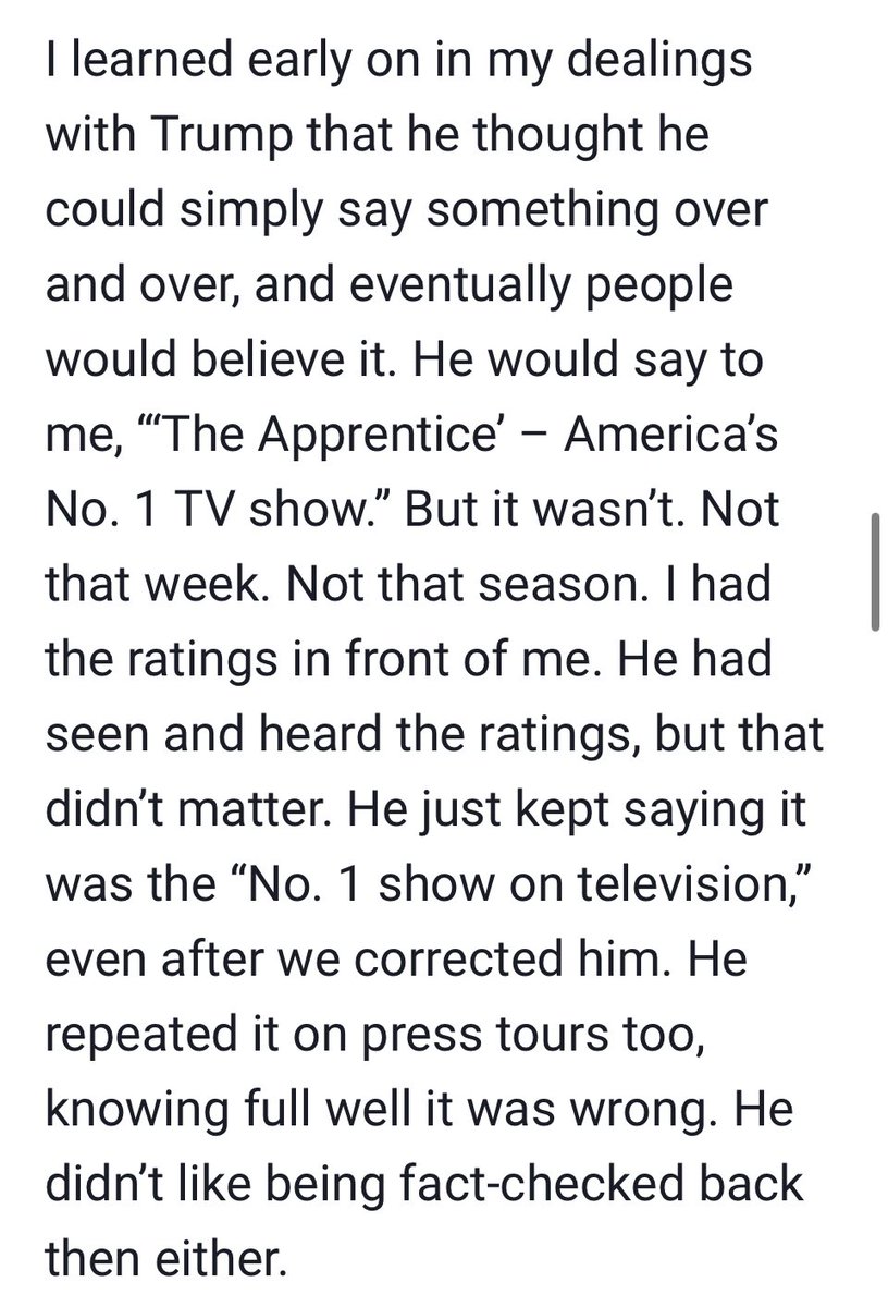 gtconway3d's tweet photo. The Apprenice’s chief marketer describes Donald Trump here.  His description essentially tracks the characteristics of a malignant narcissist. https://t.co/Mk9DhhLiAB