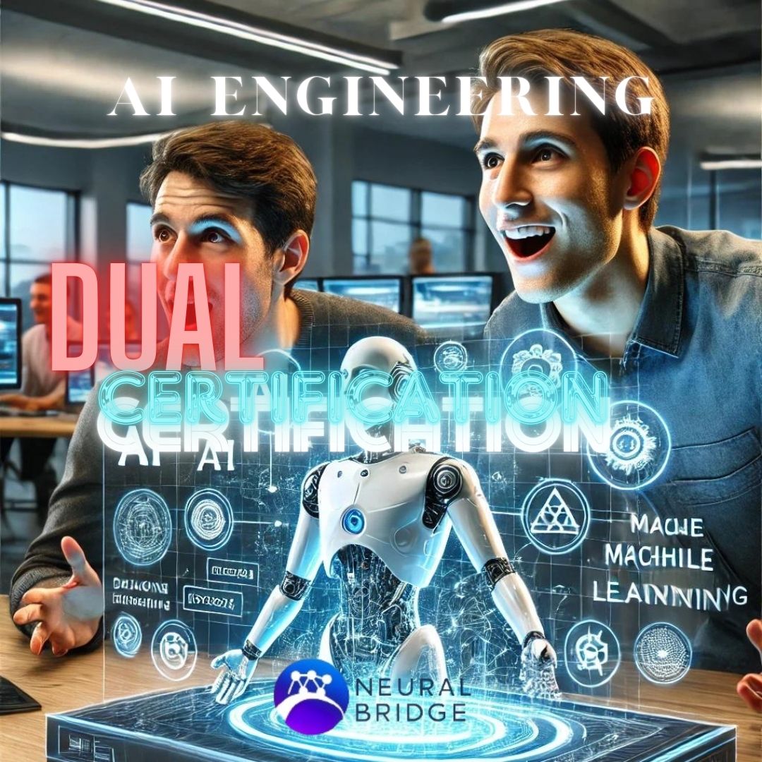 Neuralbridge24's tweet photo. 🚀 𝗔𝗜 𝗘𝗻𝗴𝗶𝗻𝗲𝗲𝗿𝗶𝗻𝗴 𝗣𝗿𝗼𝗴𝗿𝗮𝗺

Dual certification with 𝘁𝗵𝗲 𝗕𝘂𝘀𝗶𝗻𝗲𝘀𝘀 𝗦𝗰𝗵𝗼𝗼𝗹 𝗼𝗳 𝗦𝘄𝗶𝘁𝘇𝗲𝗿𝗹𝗮𝗻𝗱. Master AI, machine learning &amp; real-world projects. Start your journey today at: 
https://t.co/FCVr9B9gCZ

#AIEngineering #FutureOfTech https://t.co/SU2jGIjCmj