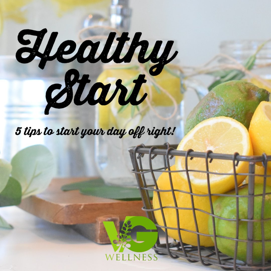 VGWellness's tweet photo. Your Morning Routine Matters ☀️

Kick off the day with positivity! Here are 5 tips to help you feel more energized and productive:

1.  Rise Early – Give yourself extra time to ease into the day.
2.  Avoid Your Phone – Resist the urge to scroll right after waking.
3.  Move  ... https://t.co/6HjkgcXueL