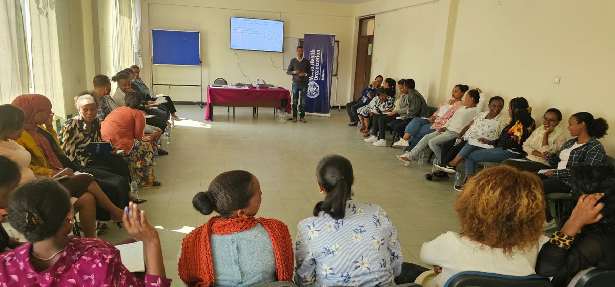 WHO Ethiopia (@whoethiopia) on Twitter photo .<a href="/WHO/">World Health Organization (WHO)</a>, with support from <a href="/MPTFOffice/">UN Multi-Partner Trust Fund Office</a>, is working to ensure the delivery of #MentalHealth services for 700 returnees under the project.
In #AddisAbaba 🇪🇹, 30 entrepreneurial & financial trainers have received training in basic psychosocial support skills & Psychological FirstAid. .<a href="/WHO/">World Health Organization (WHO)</a>, with support from <a href="/MPTFOffice/">UN Multi-Partner Trust Fund Office</a>, is working to ensure the delivery of #MentalHealth services for 700 returnees under the project.
In #AddisAbaba 🇪🇹, 30 entrepreneurial & financial trainers have received training in basic psychosocial support skills & Psychological FirstAid.