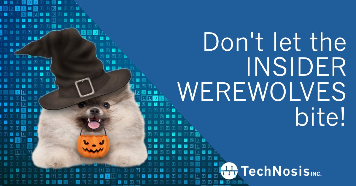 technosisinc's tweet photo. #Werewolves aren’t the only danger hiding in the dark. Accidental data leaks and insider threats can unleash chaos in your organization. Learn how to recognize and prevent these hidden #cyberthreats in our new blog post!
Fortify your defenses! https://t.co/RZ0YzU2eBQ https://t.co/LaX42OlD9F