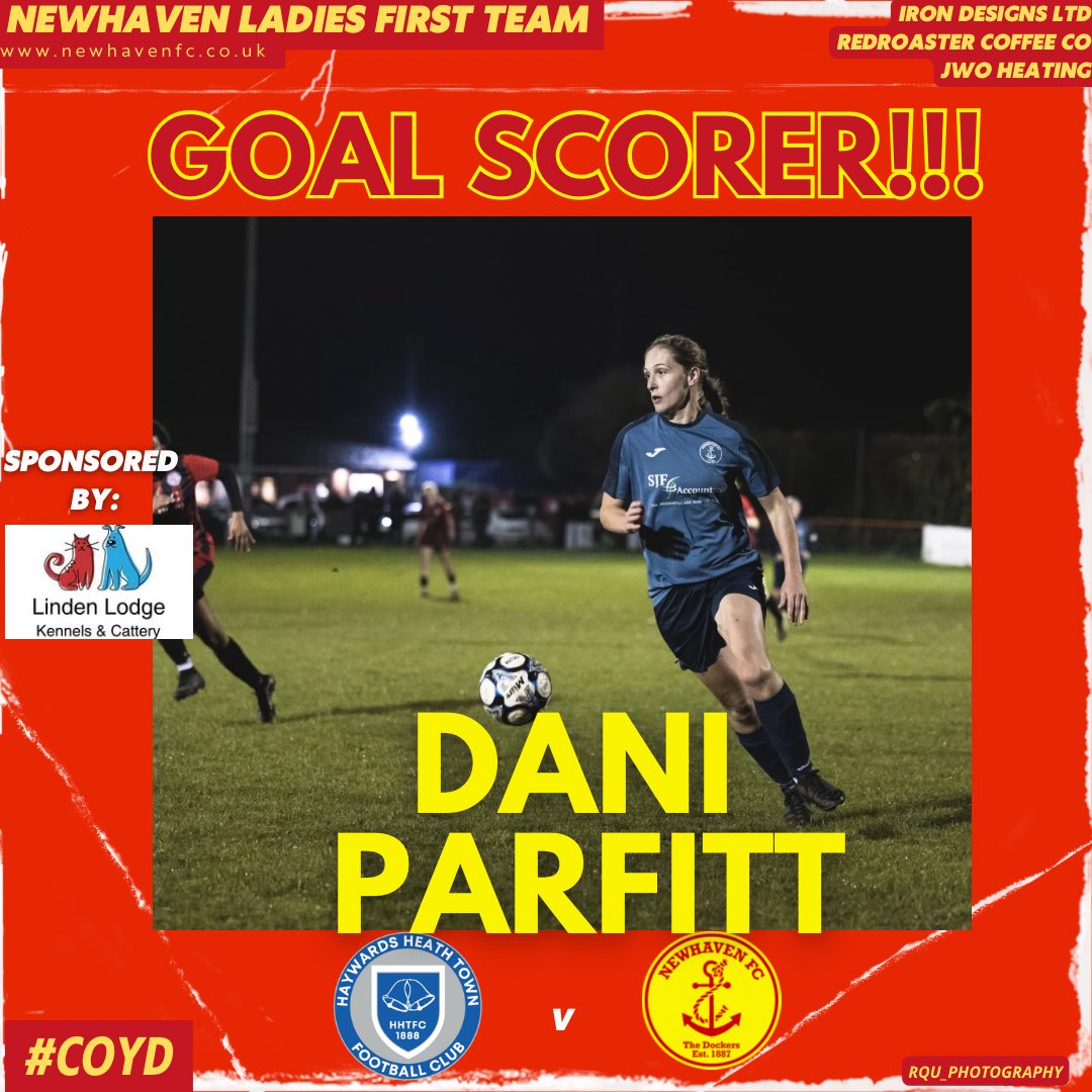 NewhavenLadies's tweet photo. ⚽️🔴🟡 GOAL SCORERS!

Sundays goal scorers that secured The Dockers the win against Haywards Heath; Dani Parfitt and Ellie O’Callaghan.

#COYD https://t.co/7twqofcVwL