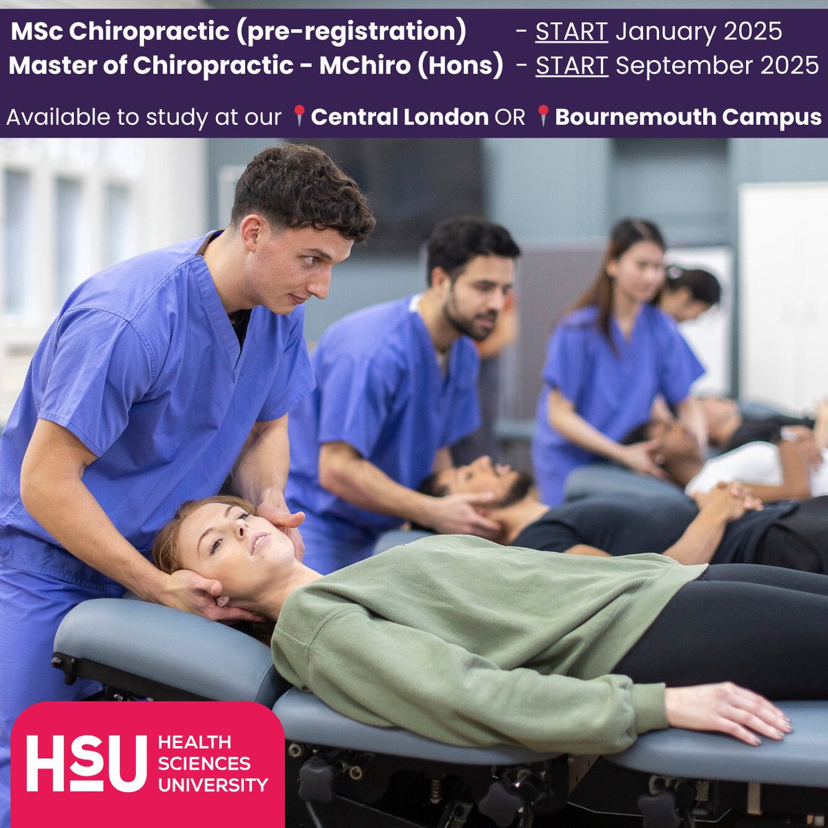 Health Sciences University | HSU (@healthsciuni) on Twitter photo Available to study at our ๐ ๐๐ฒ๐ป๐๐ฟ๐ฎ๐น ๐๐ผ๐ป๐ฑ๐ผ๐ป ๐๐ ๐ ๐๐ผ๐๐ฟ๐ป๐ฒ๐บ๐ผ๐๐๐ต ๐๐ฎ๐บ๐ฝ๐๐:
*JANUARY 2025 START* - ๐๐ญ๐ข๐ค๐ฆ๐ด ๐ด๐ต๐ช๐ญ๐ญ ๐ข๐ท๐ข๐ช๐ญ๐ข๐ฃ๐ญ๐ฆ
๐ ๐ฆ๐ฐ ๐๐ต๐ถ๐ฟ๐ผ๐ฝ๐ฟ๐ฎ๐ฐ๐๐ถ๐ฐ (๐ฝ๐ฟ๐ฒ-๐ฟ๐ฒ๐ด๐ถ๐๐๐ฟ๐ฎ๐๐ถ๐ผ๐ป): Expand your horizons. Gain essential Available to study at our ๐ ๐๐ฒ๐ป๐๐ฟ๐ฎ๐น ๐๐ผ๐ป๐ฑ๐ผ๐ป ๐๐ ๐ ๐๐ผ๐๐ฟ๐ป๐ฒ๐บ๐ผ๐๐๐ต ๐๐ฎ๐บ๐ฝ๐๐:
*JANUARY 2025 START* - ๐๐ญ๐ข๐ค๐ฆ๐ด ๐ด๐ต๐ช๐ญ๐ญ ๐ข๐ท๐ข๐ช๐ญ๐ข๐ฃ๐ญ๐ฆ
๐ ๐ฆ๐ฐ ๐๐ต๐ถ๐ฟ๐ผ๐ฝ๐ฟ๐ฎ๐ฐ๐๐ถ๐ฐ (๐ฝ๐ฟ๐ฒ-๐ฟ๐ฒ๐ด๐ถ๐๐๐ฟ๐ฎ๐๐ถ๐ผ๐ป): Expand your horizons. Gain essential