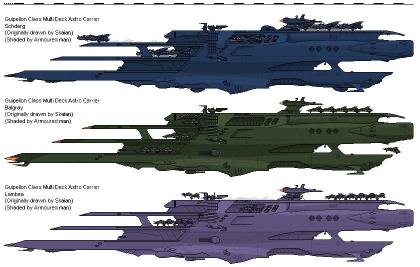 PanzerGentleman's tweet photo. Another day, another ship, this time the Iconic quad deck aircraft carrier used by the Garmilla Astro Navy.  
#宇宙戦艦ヤマト3199 #宇宙戦艦ヤマト #Spaceship #sciencefiction https://t.co/NfMxOHUJHv