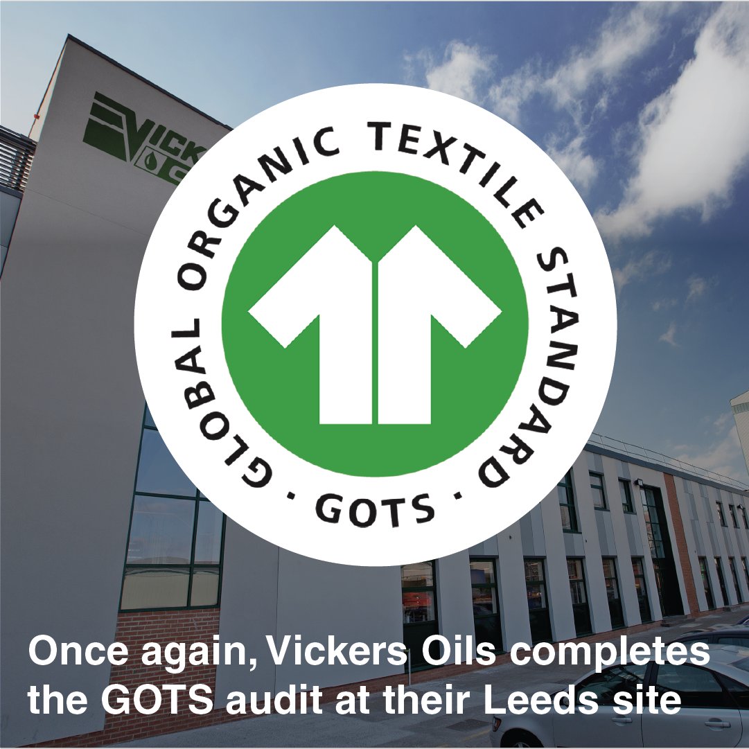 Once again, we have successfully completed our Global Organic Textile Standard (GOTS) audit for our textile range at our Leeds site.

See the certificate here: vickers-oil.com/.../09/GOTS-Ce…

#vickersoils #gotsaudit #governance