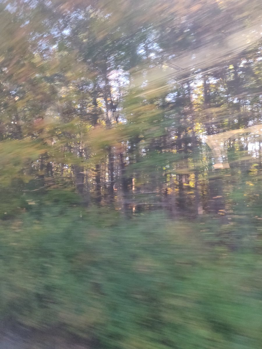 Visiting New England for the first time. Wearing my Falls of Rauros shirt &amp; listening to Believe in No Coming Shore while taking Amtrak to Portland.
