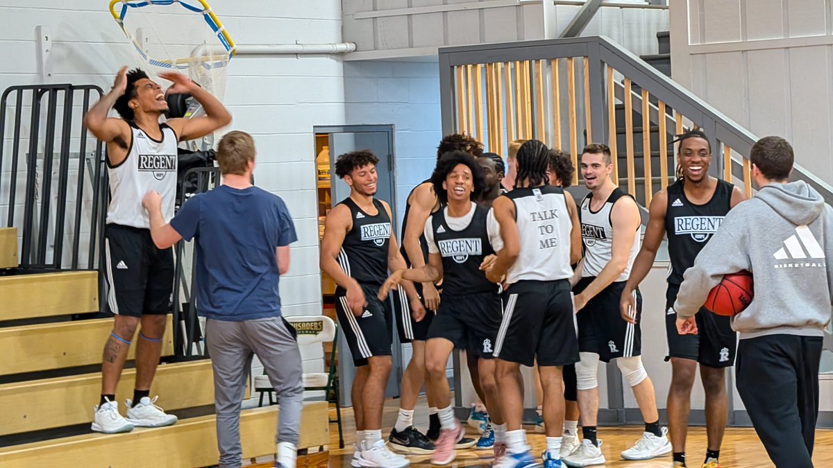 RegentMensBkb's tweet photo. When that half court shot goes in for the next morning off!!!! https://t.co/4eGNuwbyhX