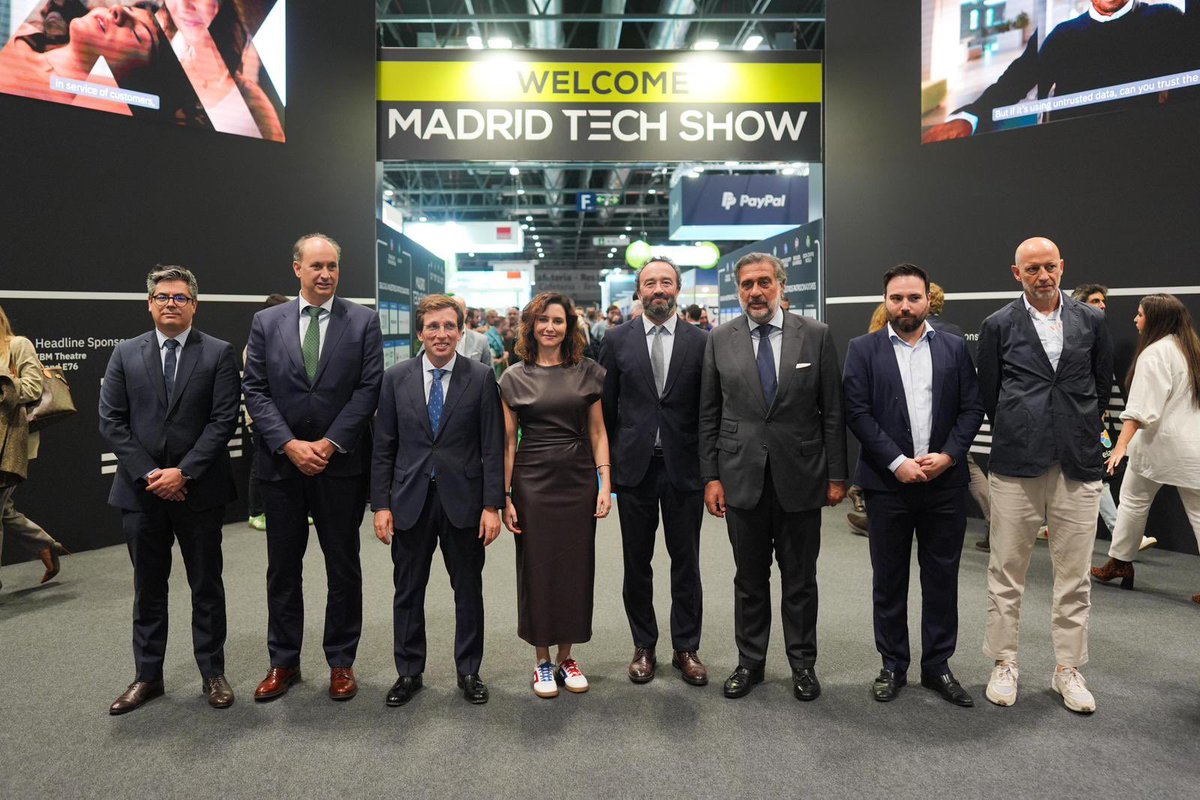 IdiazAyuso's tweet image. Madrid acogerá en 2025 la semana europea de la tecnología, la Tech Week.

Vanguardia, tecnología, creatividad, tendencias, empleo cualificado… 

Todo esto y mucho más ofrecemos desde este Madrid próspero y abierto al mundo.