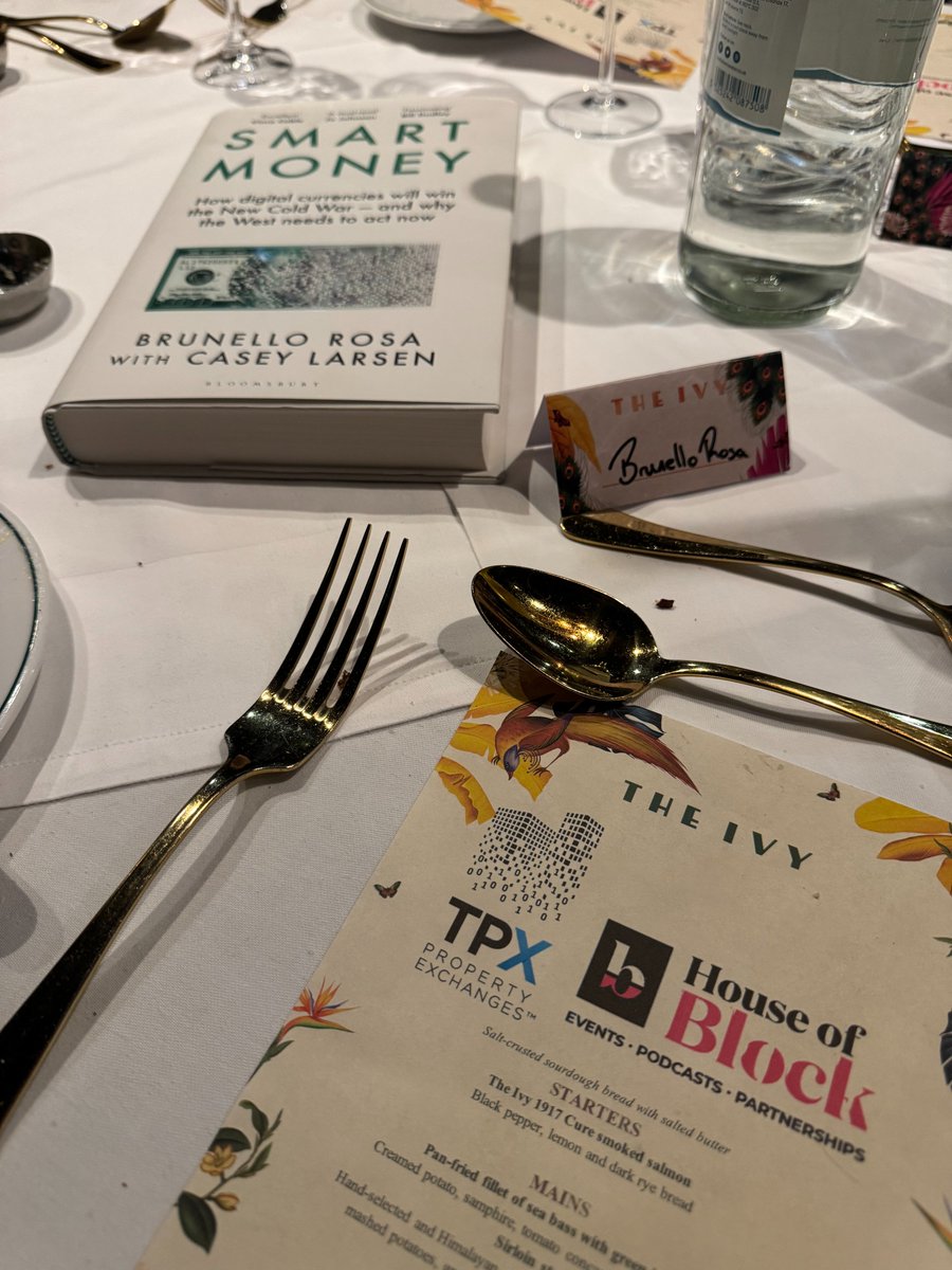 Amazing for myself &amp; Casey Larsen starting to present our book "Smart #Money" to professional audiences such as the one that gathered by <a href="/korbsh/">Korby Hayre - House of Block</a> for the House of Block. This was a soft-launch ahead of publication on 24/10/24. Order your copy here: amazon.co.uk/Smart-Money-di…