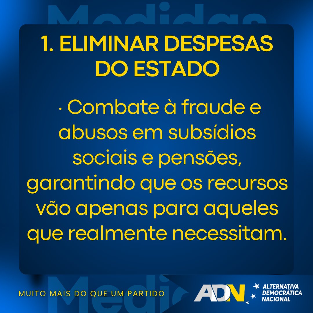 Eliminar despesas do estado