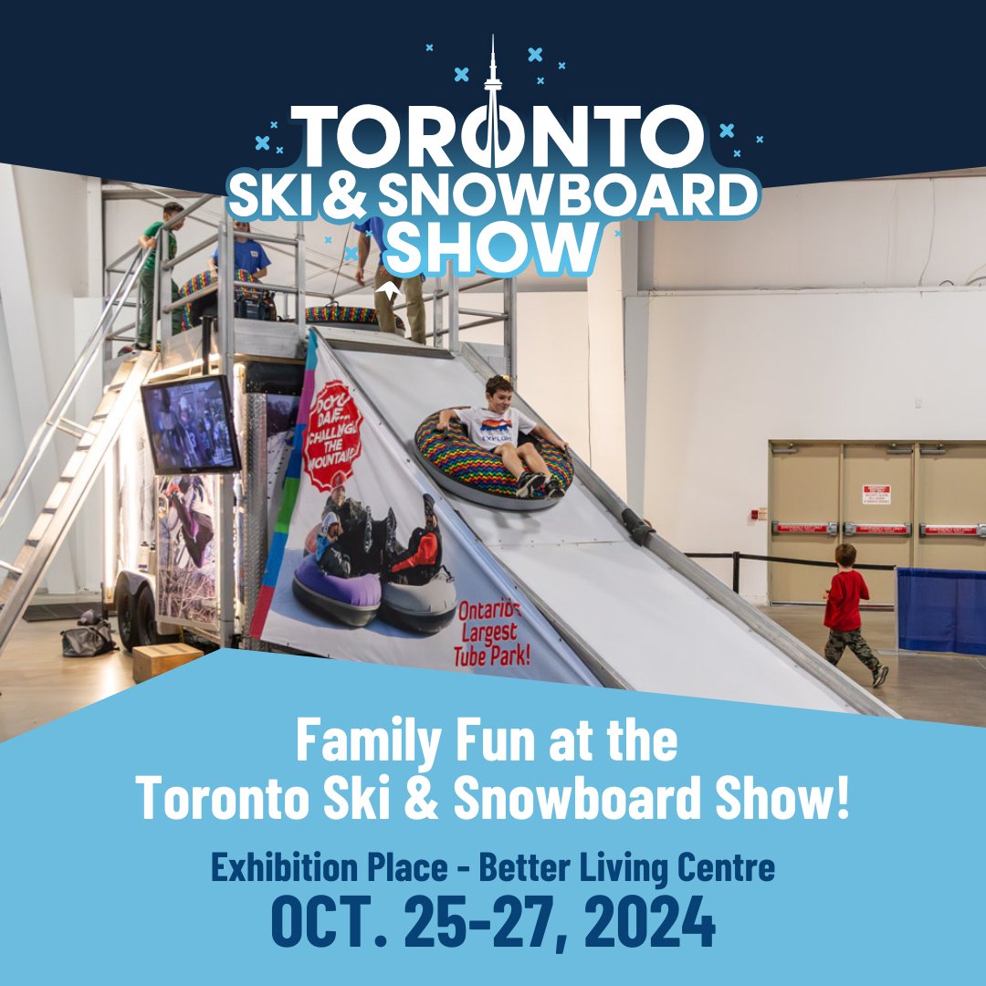 From kids' games to interactive activities, our #FamilyZone has everything for a fun day! Check out the Burton Riglet Park-inspired experience that offers a safe and thrilling introduction to snowboarding with expert instruction. vist.ly/3mj48v3 #TorontoSkiShow #RideON
