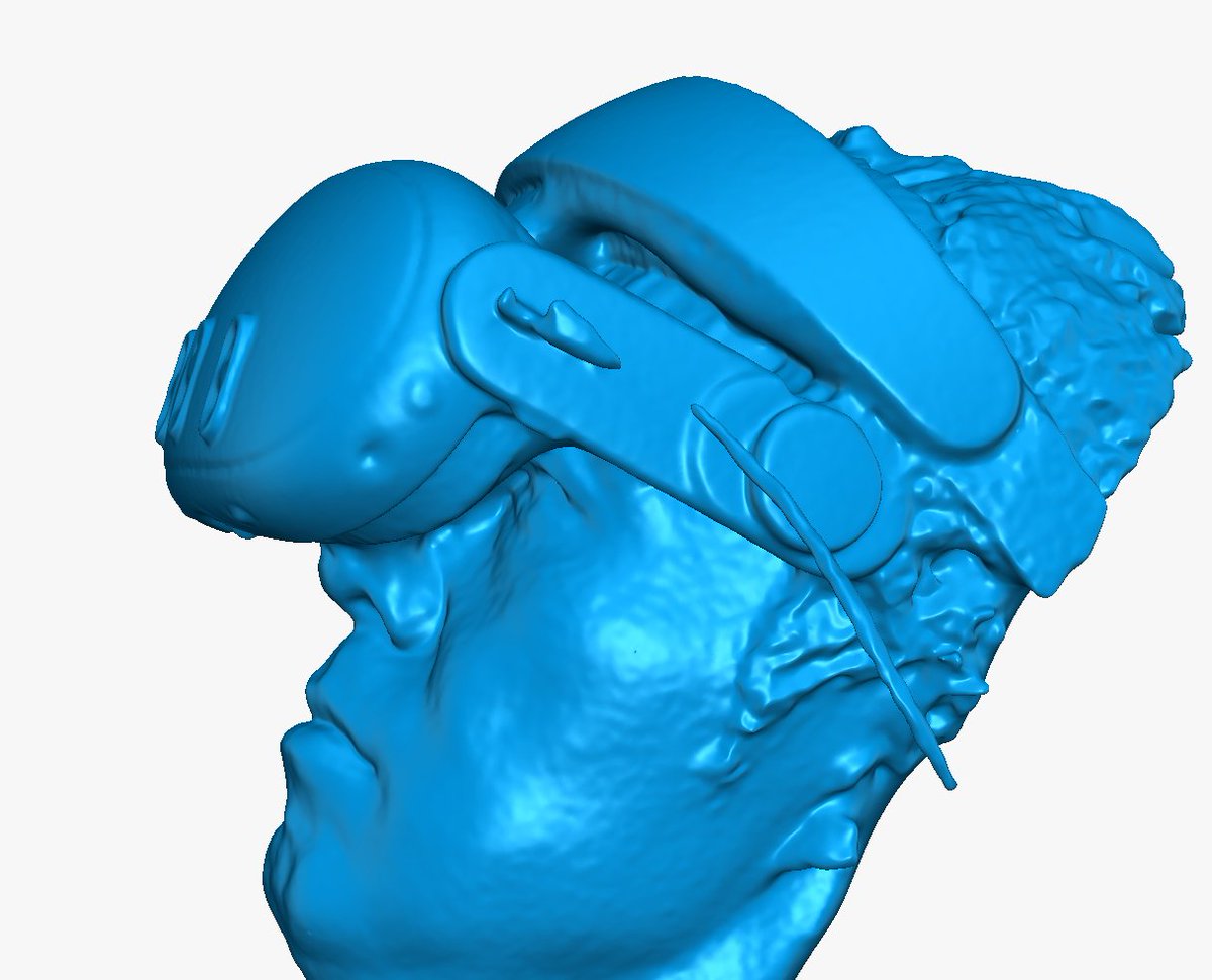 monohoshi_blog's tweet image. KIWIのH4 Boostストラップ　顔面インターフェースなしで浮かせてつけてもずり落ちてこなくて良い。

写真だと見苦しいので🤣、 #EINSTAR VEGAで自撮り。

手で持って適当に顔回りを何回かぐるぐるしたらトラッキングミスらずこれがスキャンできるの本当にすごいな・・・ #KIWIdesign #Quest3