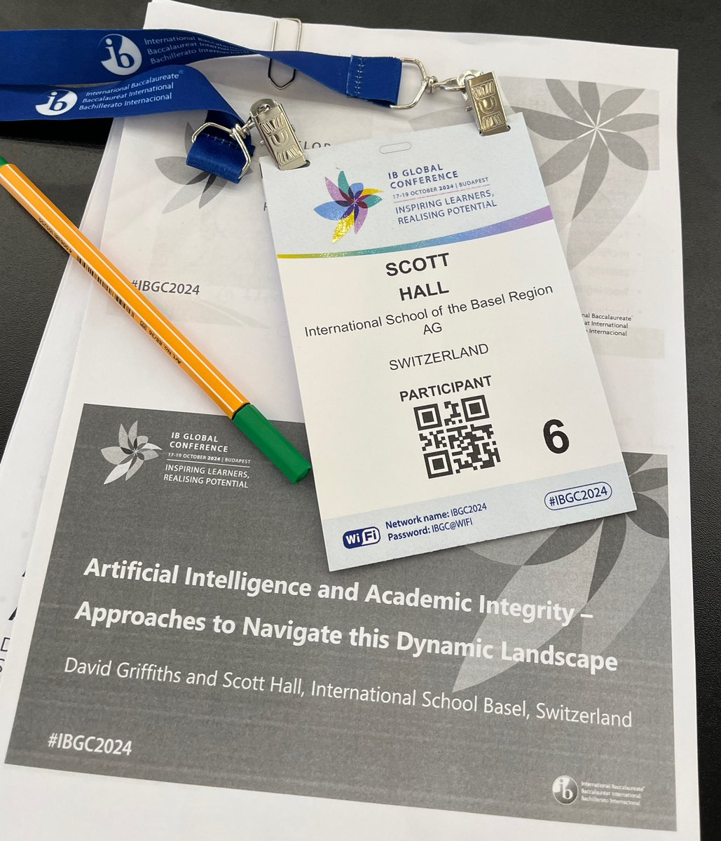 Here at the IB World conference in #Budapest waiting for the first session. Looking forward to a couple interesting days! #IBGC2024 #pypchat #myp