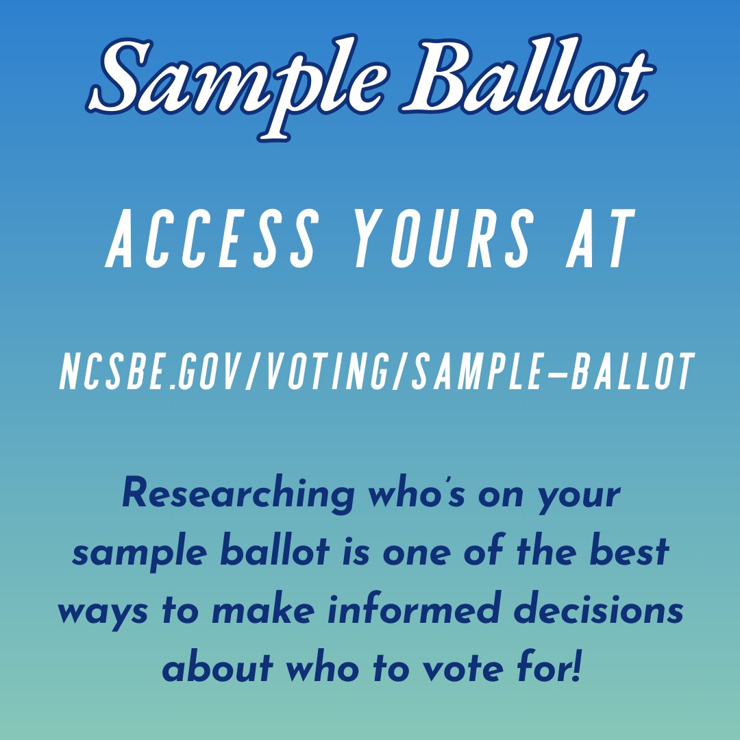 aapi_ncdp's tweet image. Today’s the FIRST day of Early Voting, so here’s our guide to voting in NC!

Questions? Call the voter protection hotline, go to iwillvote.com, or send us an email!

#aapi #ncpol #ncdemocrats #harriswalz2024