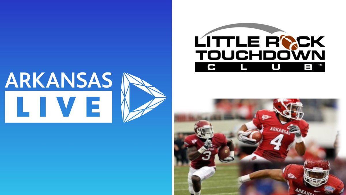 Former <a href="/ArkRazorbacks/">Arkansas Razorbacks 🐗</a> <a href="/dj45williams/">D.J. Williams</a>, <a href="/JoeAdams_3/">Joe Adams</a> and <a href="/Jay_wright4/">Jarius Wright</a> are taking center stage at the <a href="/LRTouchdownClub/">LR Touchdown Club</a> Monday, Oct. 21, at 11:30 a.m., and you can see streaming coverage with #ARLive!

Watch with us here: myarpbs.org/arkansaslive