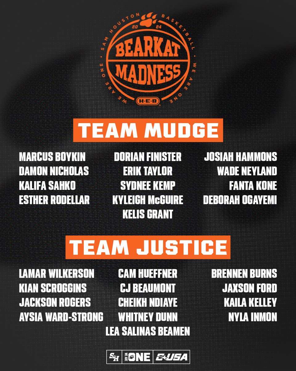 BearkatsMBB's tweet image. Rosters are set 🤫 Who takes the Bearkat Madness Crown Tonight?

Join us at the Johnson Coliseum | 7 PM | Free Admission

#eatemupkats