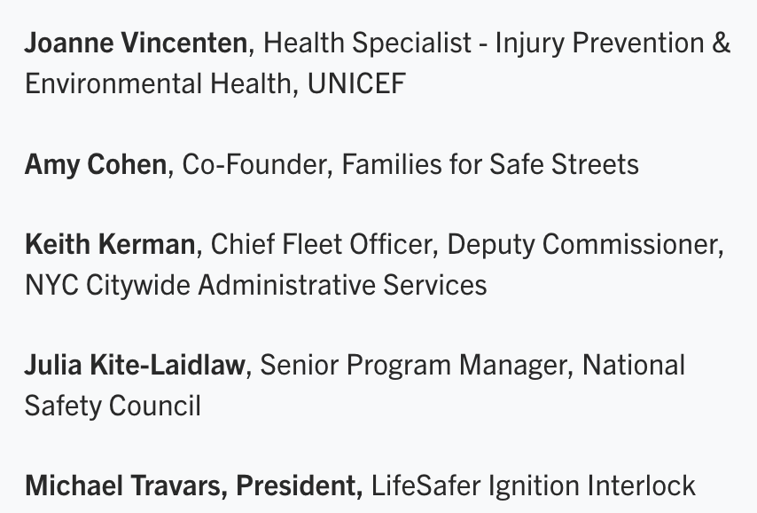 StreetsblogUSA's tweet photo. Ready to learn about intelligent speed assistance and using technology to reduce road violence across the U.S. #VisionZeroCities https://t.co/CZWDZcGI0L