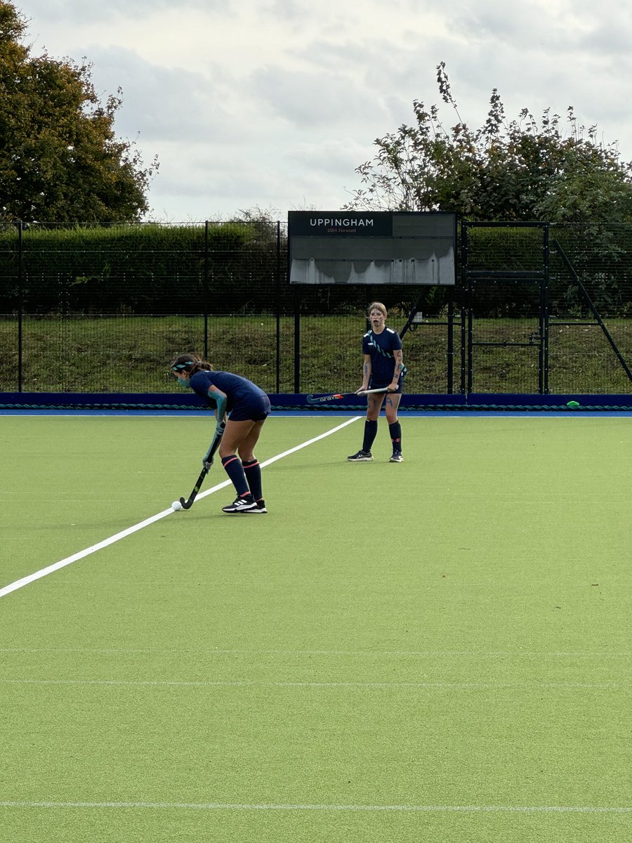 House hockey underway. The juniors are playing brilliantly and have won one of two games so far. The house mascot is going great guns at shouting along too!