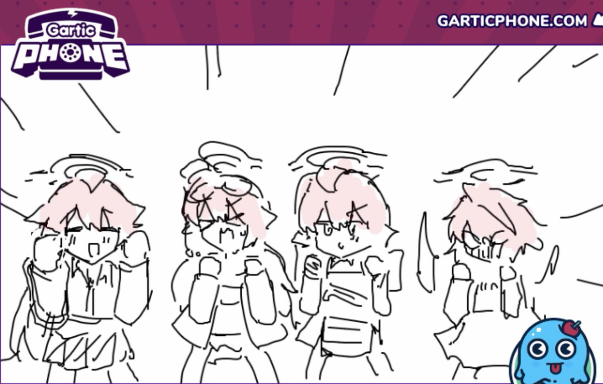 今日のガーティックフォンで描いたやつ 