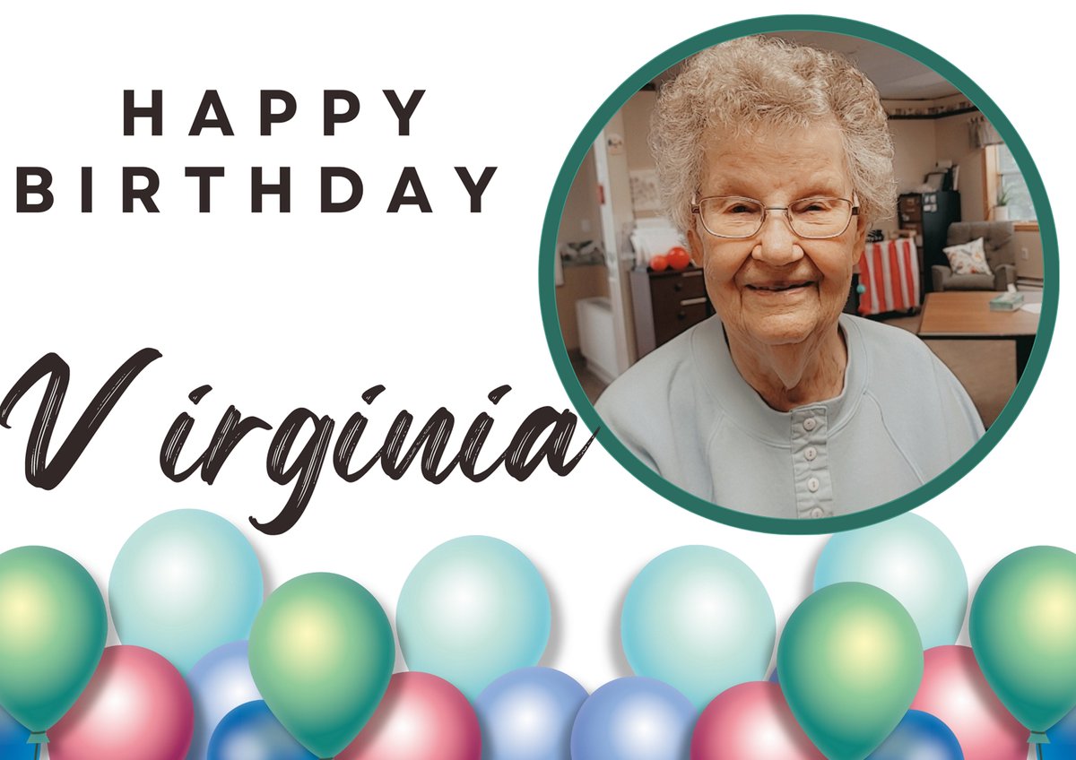 WheatcrestHills's tweet photo. Join us in Wishing Virginia a Happy 96th Birthday! https://t.co/29iEe1wTwu