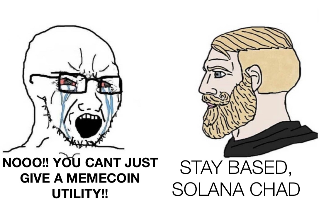 basedsolanachad's tweet photo. Metas come and go..

SOL Chads Stay Based forever. https://t.co/o4O2mcZ83g
