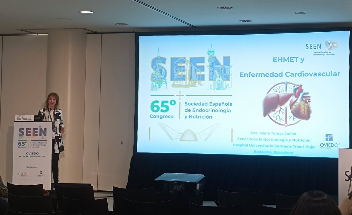 Teresa Julián nos habla de la relación estrecha entre  esteatosis hepática metabólica y la enfermedad cardiovascular.❤️‍🩹 #SEEN2024 #EmbajadorSEEN #tsunamimetabolico