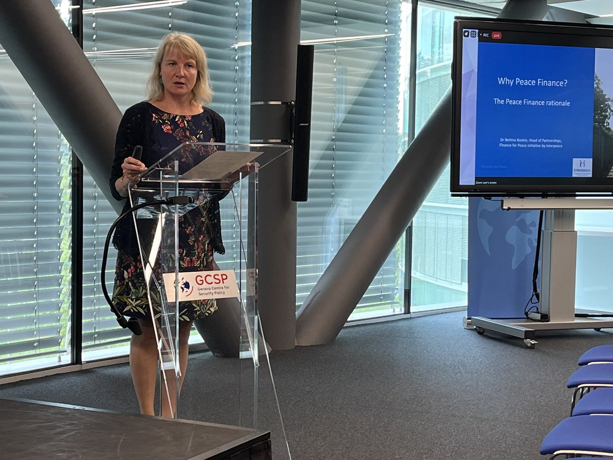 FinanceForPeace's tweet image. Happening NOW at #GPW24 in Geneva, introducing our Peace Finance Impact Framework (PFIF) to a global audience! 🌍
We're showing how #PeaceFinance bridges smart investments with peacebuilding, and paving the way to a more peaceful world. ☮️🫶