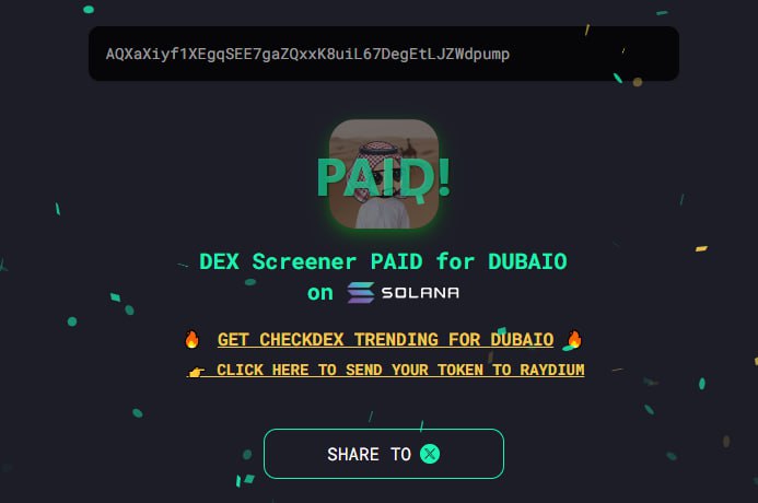 DubaioOnSol's tweet photo. Paid..

https://t.co/nxzEV3qVq5 https://t.co/mpGvdPfYEd
