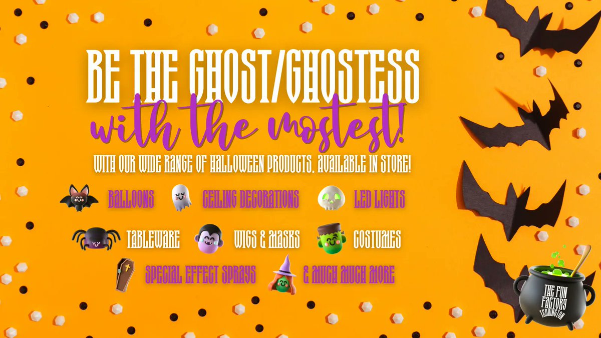 ·

Want to plan the ultimate celebration &amp; be the ghost/ghostess with the mostest?  Then be sure to pop in and speak with our experienced team who will use their hauntingly good ideas to help you create an unforgettable Halloween that will have your guests talking for weeks! ⚡️