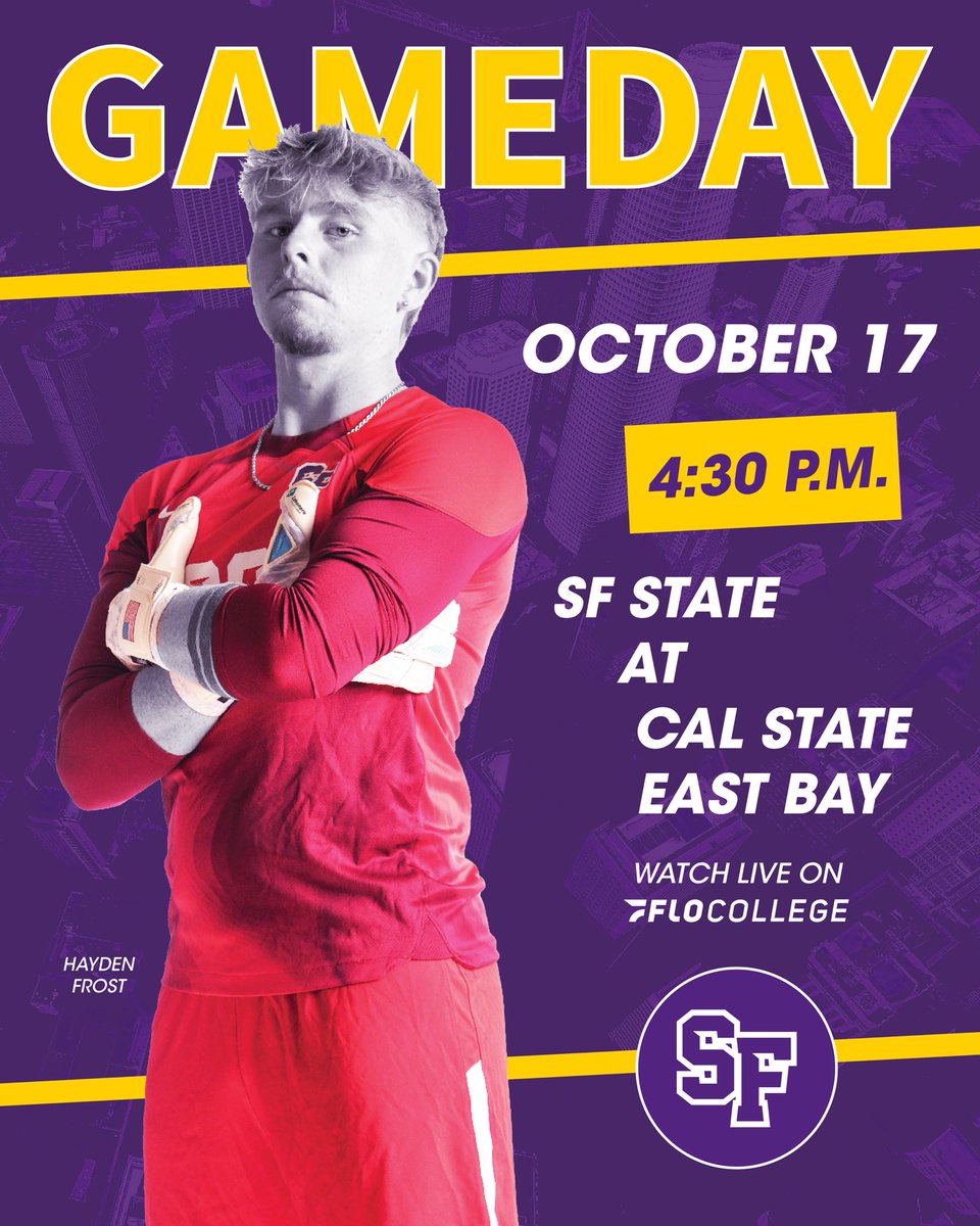 Gameday!

🕟 4:30 p.m.
🆚 <a href="/EastBayPioneers/">Cal State East Bay Pioneers</a> 
📍 Pioneer Stadium
📺 flocollege.com
📊 sfstategators.com/livestats_msoc