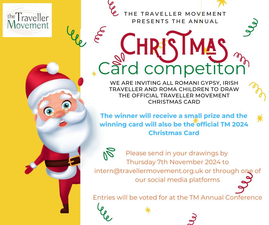 open_odet's tweet image. The Traveller Movement have announced their Annual Christmas Card Competition for 2024! Deadline day to submit entry, is Thursday Nov 7th!!
Please see new Poster attached for all details!
