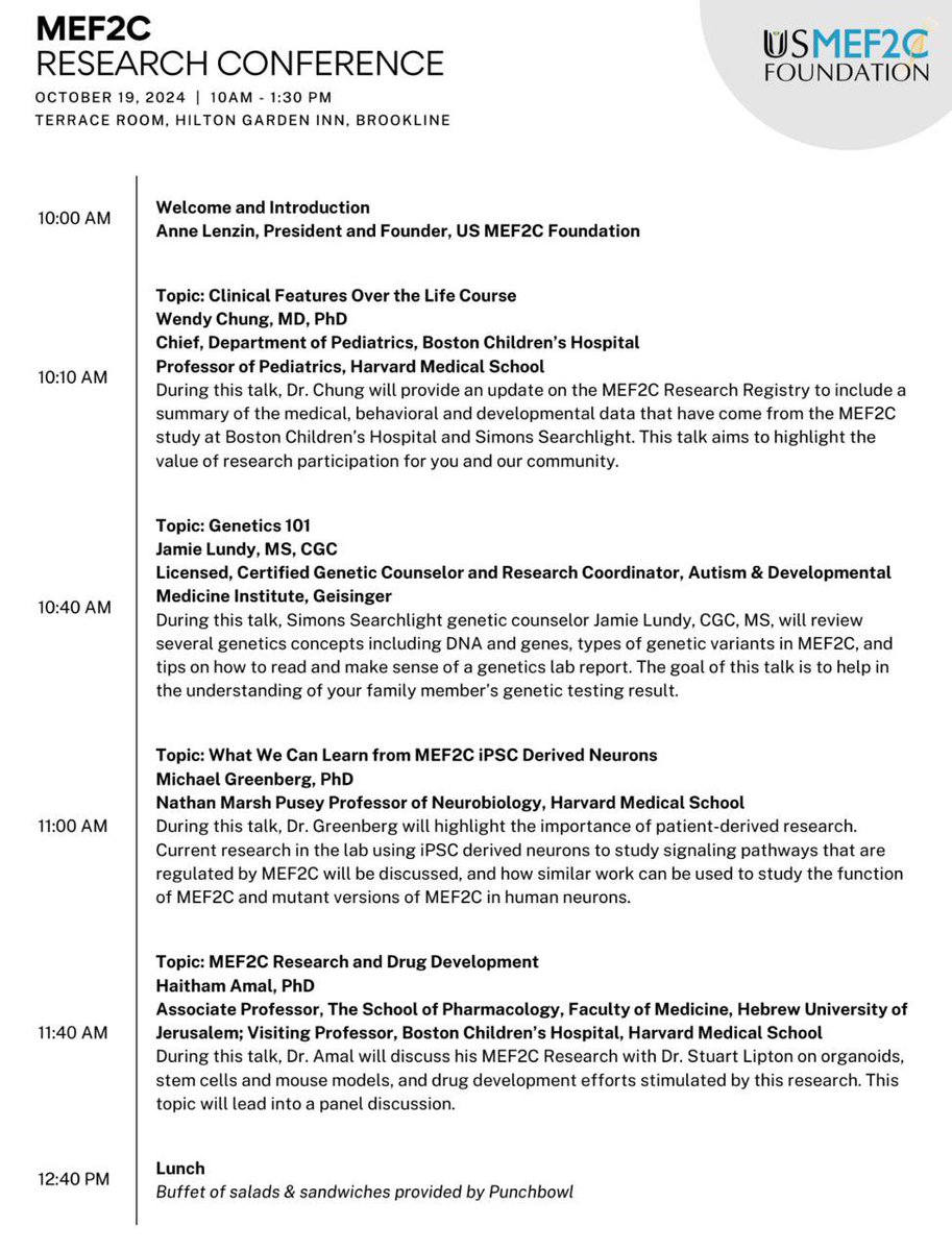 haitham_amal's tweet photo. It is an honor to be part of this distinguished panel. I would like to thank the US MEF2C Foundation for the kind invitation.
@BostonChildrens @harvardmed https://t.co/5BlpOcSk3F