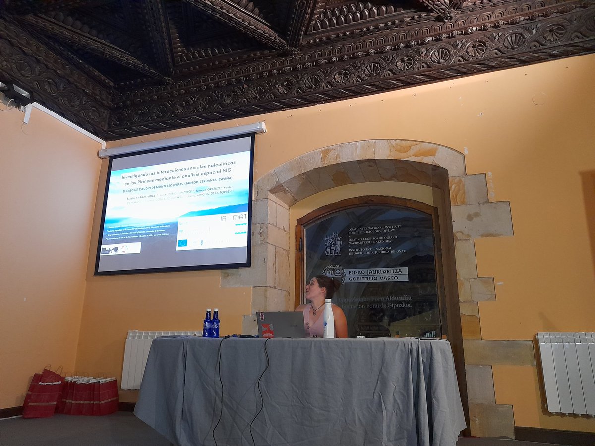 After the lunch break it's time for our PhD candidate Eulàlia Rafart to present first results on GIS approaches at Montlleó archaeological site