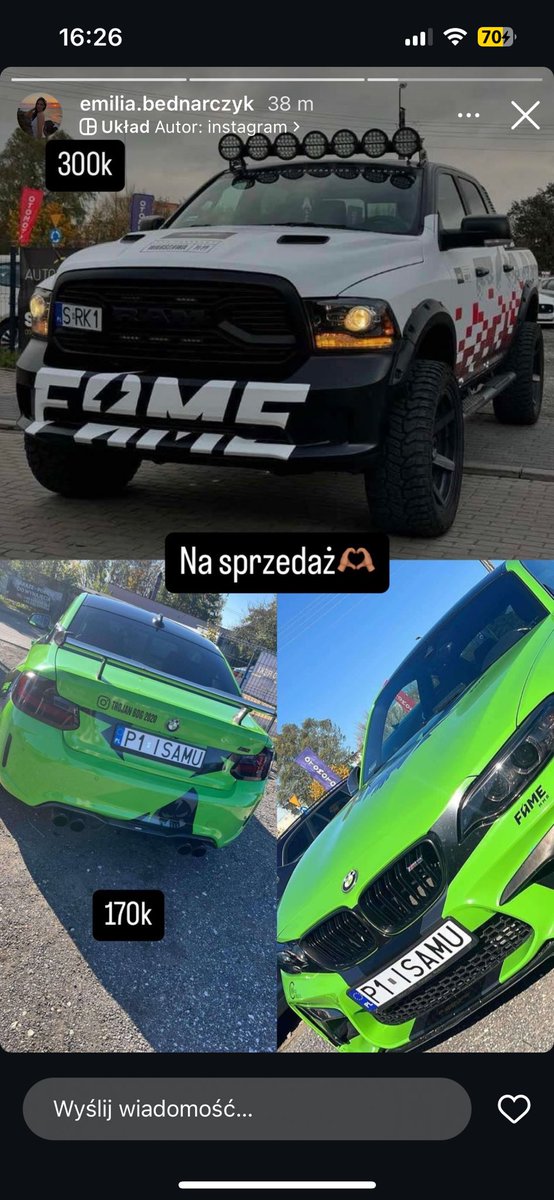 twojstarydoceni's tweet photo. Samochód @famemmatv i @szymon_kasprzyk na sprzedaż 🤔 https://t.co/ssaracDWZL