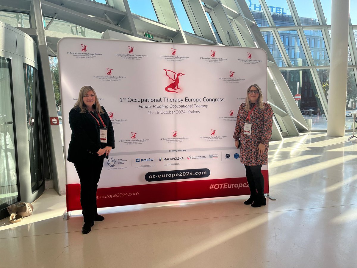 Occupational Therapy at University of Huddersfield (@hudds_uni_ot) on Twitter photo We are SO proud of <a href="/sarahjoOT/">Sarah Fletcher-Shaw</a> and <a href="/SamOTantha/">Samantha Tavender</a> who have both presented as PhD candidates at the first Occupational Therapy Europe Congress!
Well done both we can’t wait to find out more when you’re back! #OTEurope2024 🤩 We are SO proud of <a href="/sarahjoOT/">Sarah Fletcher-Shaw</a> and <a href="/SamOTantha/">Samantha Tavender</a> who have both presented as PhD candidates at the first Occupational Therapy Europe Congress!
Well done both we can’t wait to find out more when you’re back! #OTEurope2024 🤩