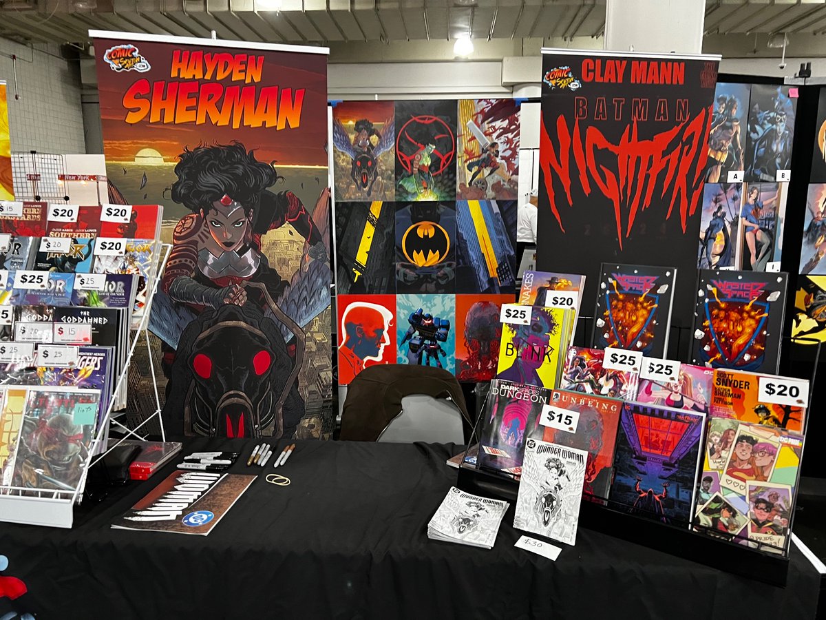 NYCC begins!!

And I've got ABSOLUTE WONDER WOMAN ashcans at the table! 