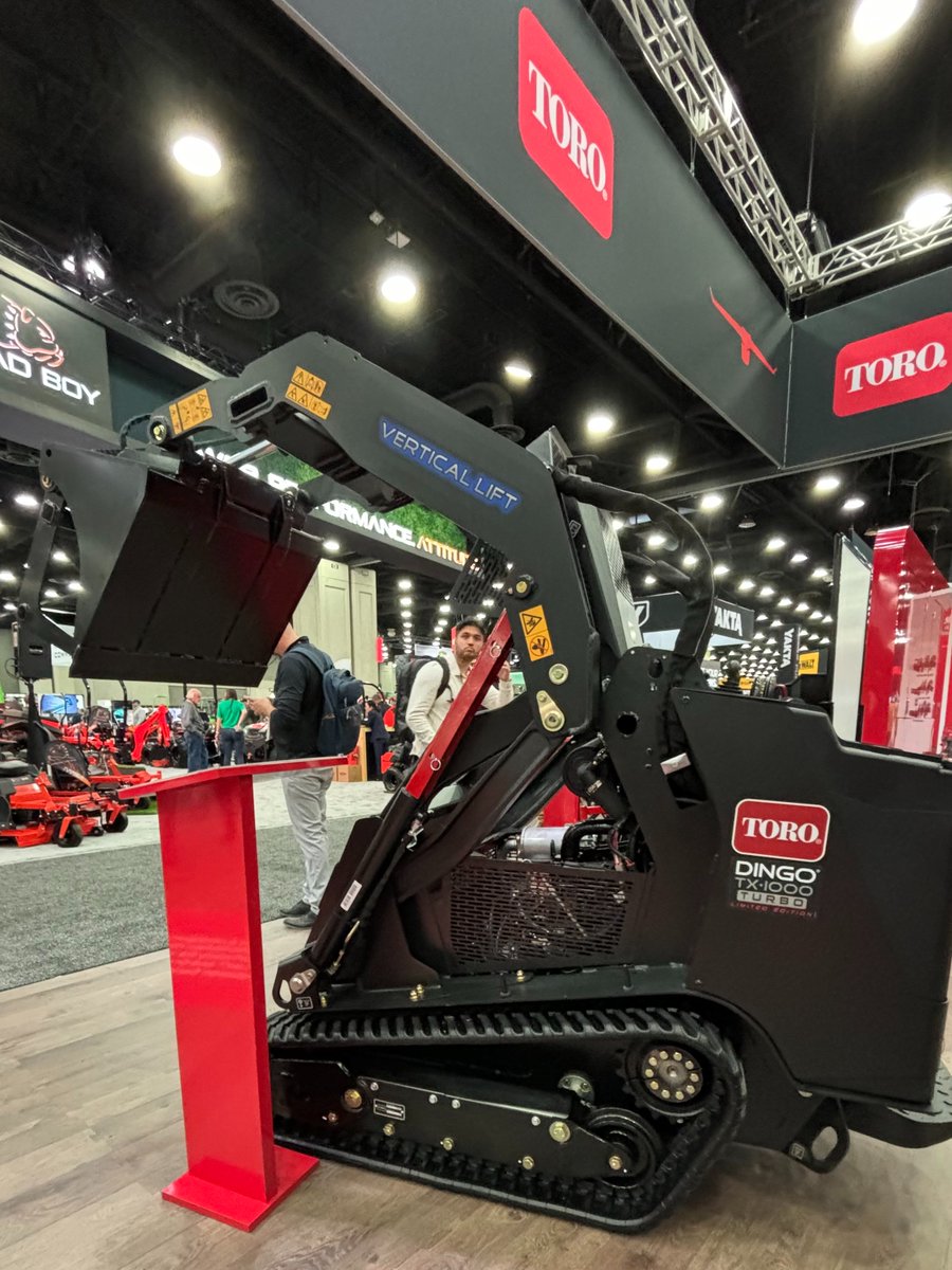 Toro (@thetorocompany) on Twitter photo Introducing the NEW Limited Edition Dingo TX 1000 TURBO. The same unmatched capabilities of the Dingo TX 1000 TURBO 🤝 meets a bold new look.
Come see it in person at <a href="/equipexposition/">Equip Exposition</a> in booths 7148 and 7600D. Introducing the NEW Limited Edition Dingo TX 1000 TURBO. The same unmatched capabilities of the Dingo TX 1000 TURBO 🤝 meets a bold new look.
Come see it in person at <a href="/equipexposition/">Equip Exposition</a> in booths 7148 and 7600D.
