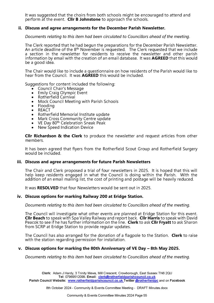 Rotherfield PC tweet media