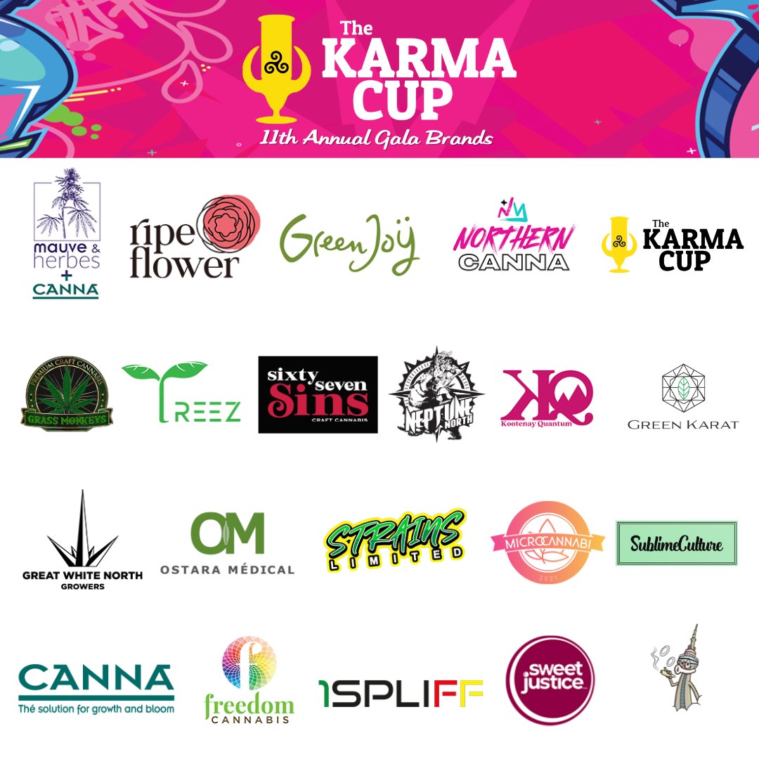 Presenting the brands that will be at Karma Cup Gala Awards on Oct 24th. Thank You to all the competitors, many of which are small craft, micro and b2b brands and unable to take time away from their grow to attend in-person. Tickets can be obtained from our website.