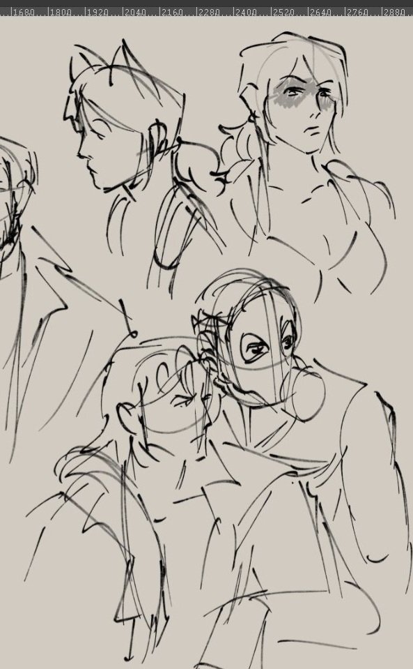 wait . reposting . 

some old sketches that I'm too lazy to clean up