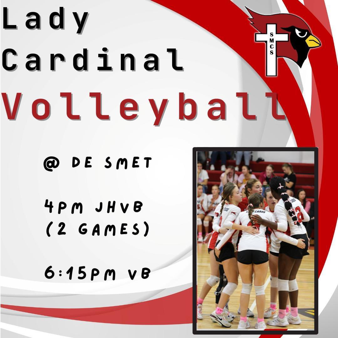 🏐🔴⚪️Let’s Go Lady Cardinals! Game Day!⚪️🔴🏐

📺 youtube.com/@desmetvalleyl…